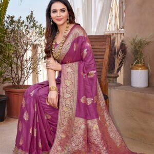 Suvarna Jari Saree- Light Purple
